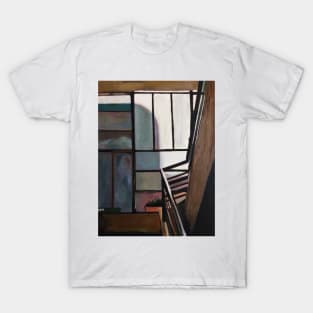 Tel Aviv Stairwell, Evening Twilight T-Shirt